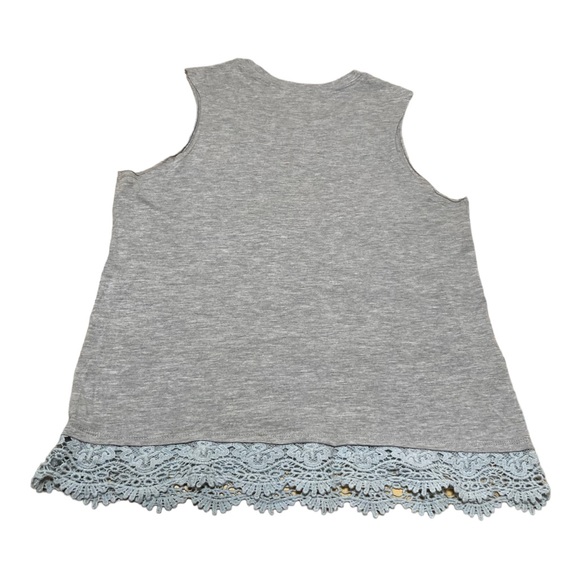 Love Tribe Pink Floyd grey tank top with embroidered trim. - Picture 2 of 5